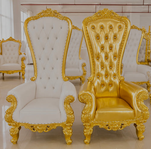 Versora Crimson Royale Throne Chair